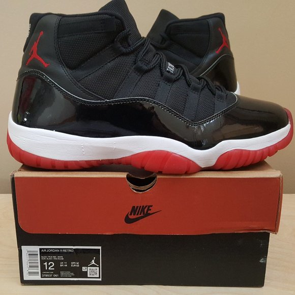 Jordan Other - Jordan XI Retro 11 BRED Black Red 2019 378037-061 (Size 12)